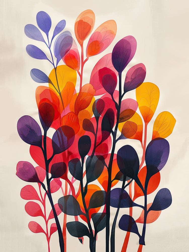 Colors In Flight Matisse Style