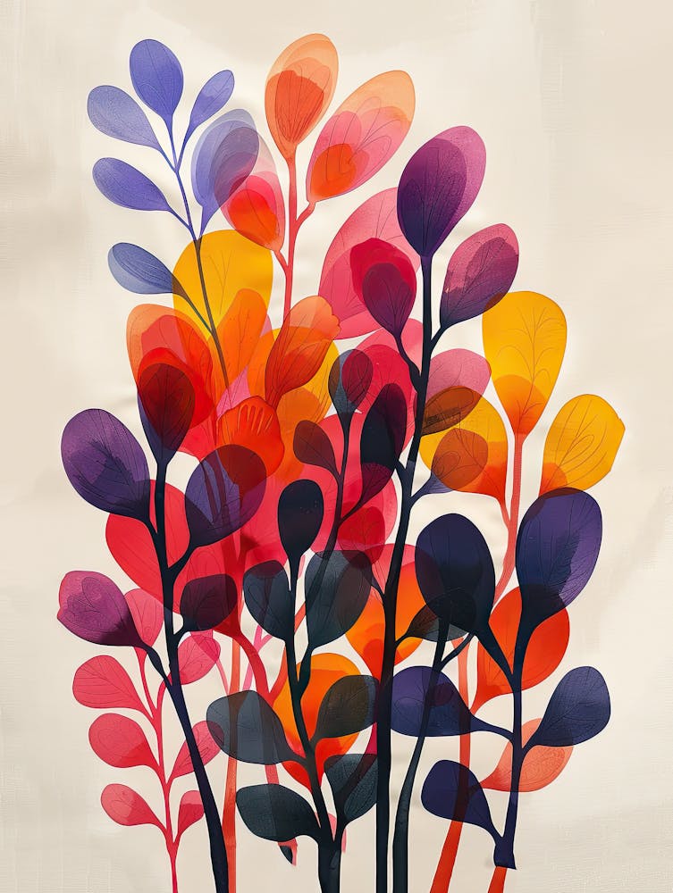 Colors In Flight Matisse Style