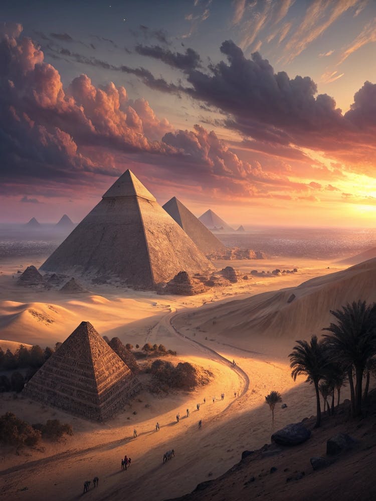 Egypt At Sunset