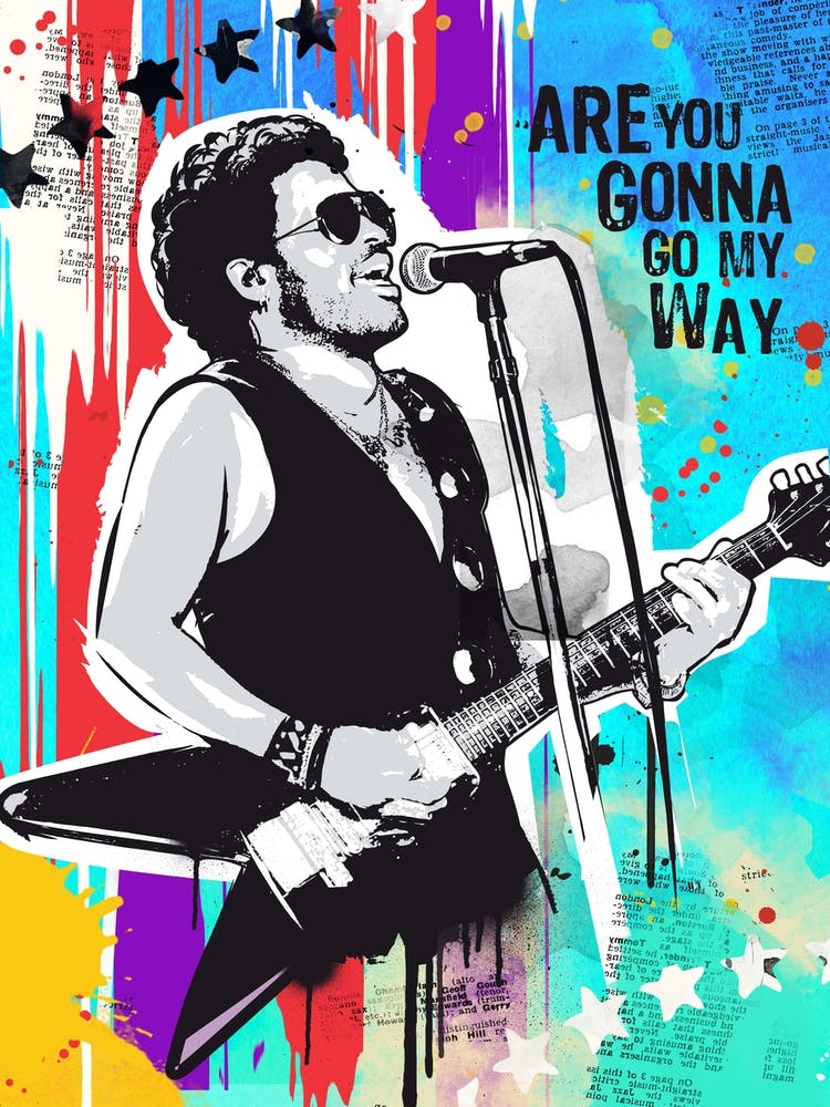 Lenny Kravitz Pop Art