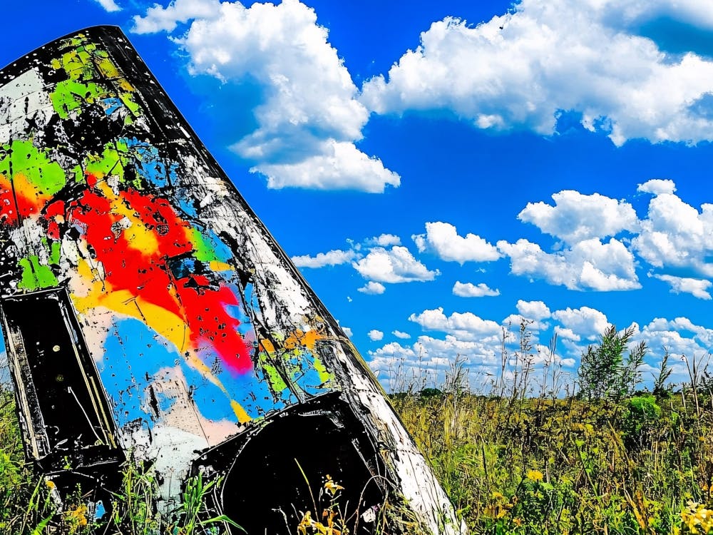 Airplane In The Field