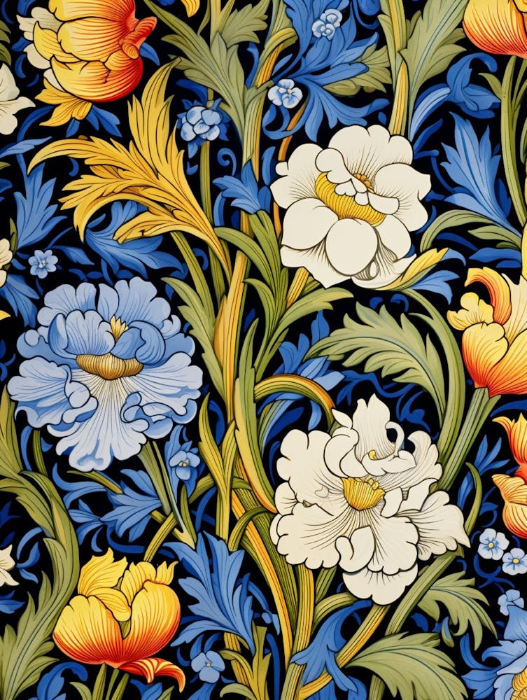 William Morris Floral 1