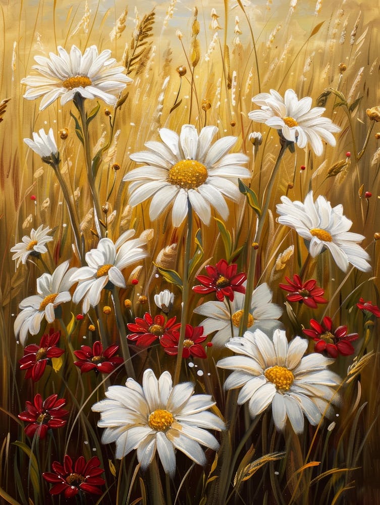 Daisies In The Field