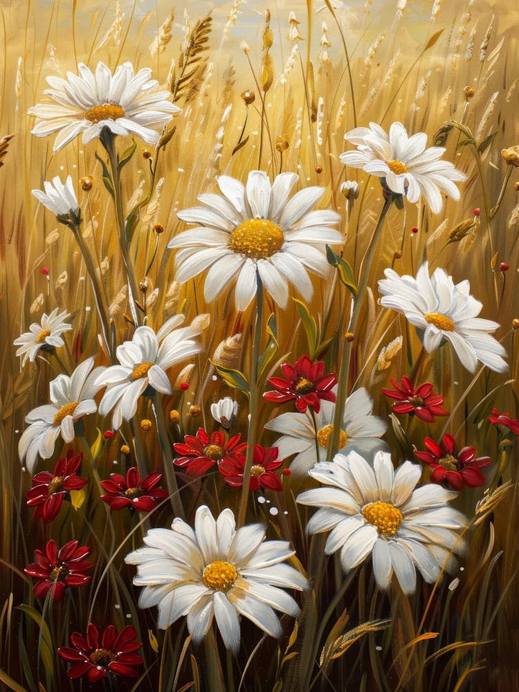 Daisies In The Field