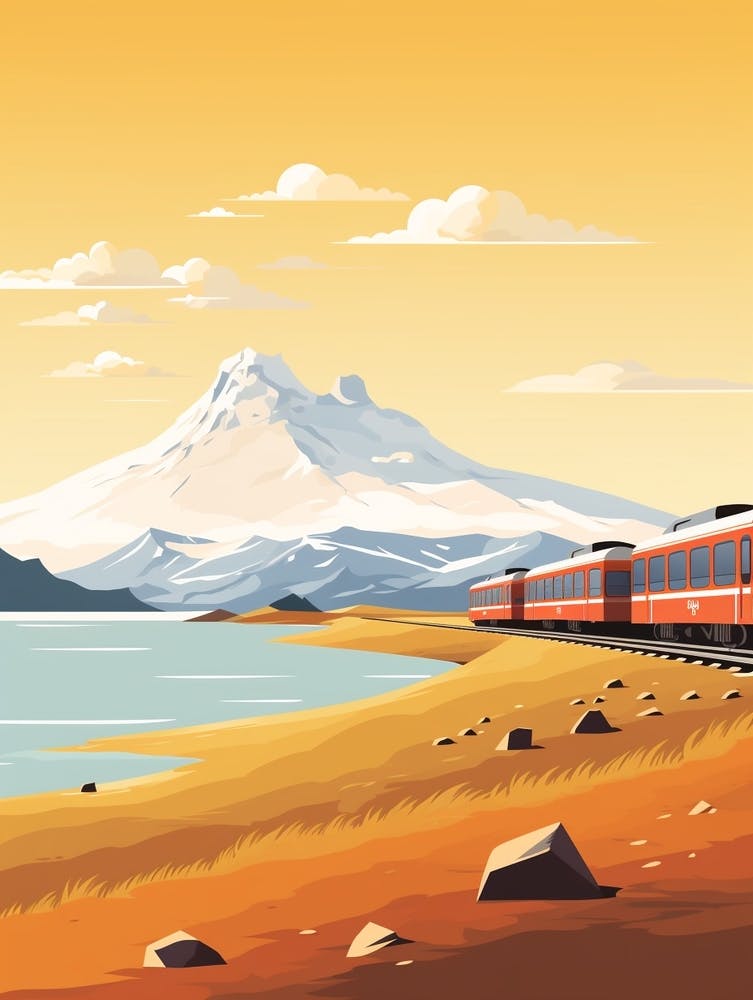 Iceland 6 Reiseillustration