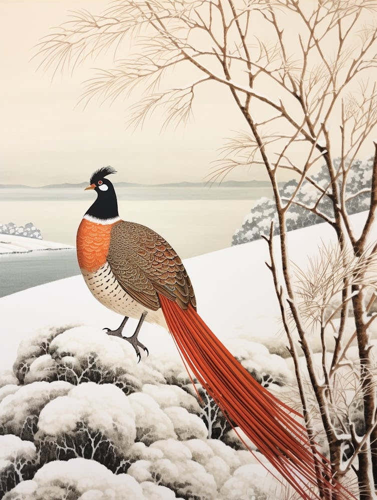 Bird Illustration Pheasant 2