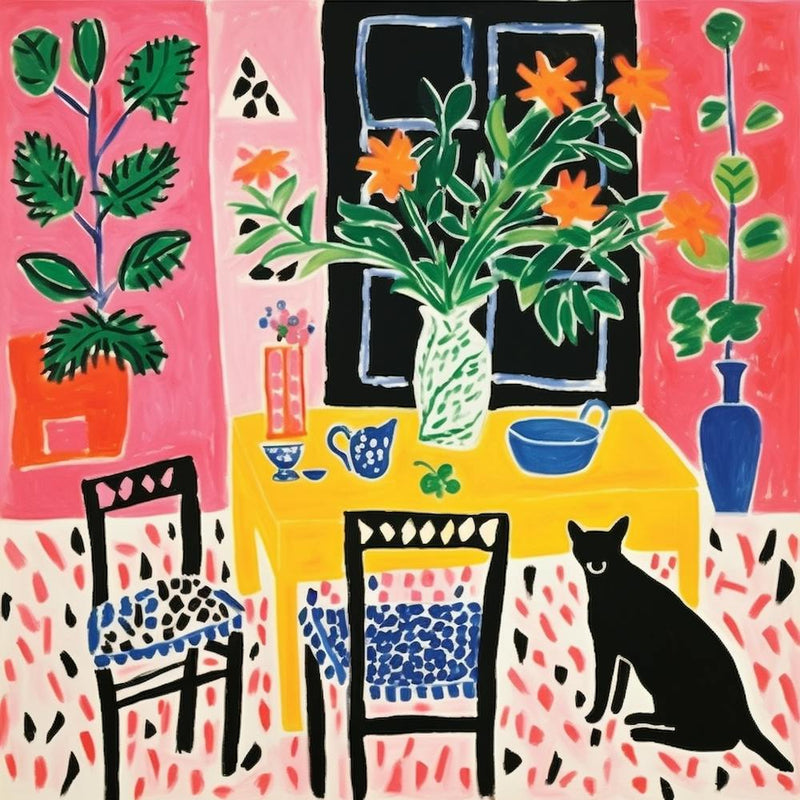 Cat At The Table 11