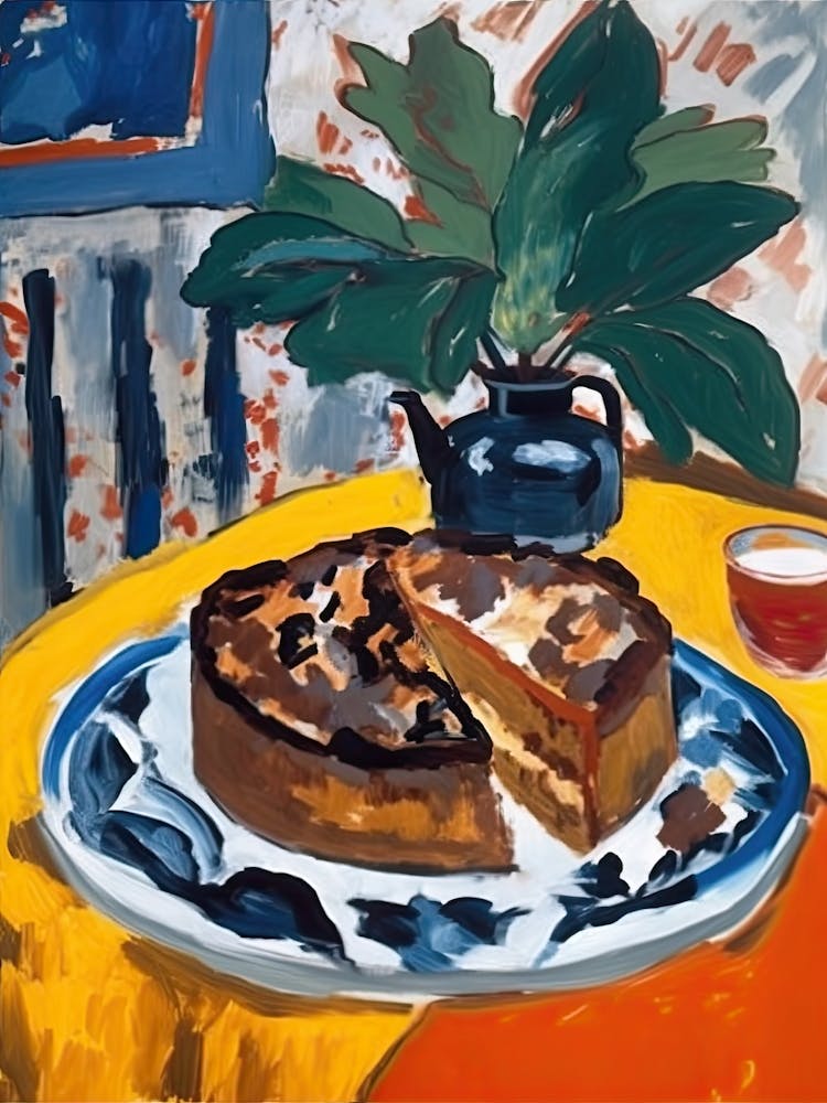 Hazelnut Cake Painting 2