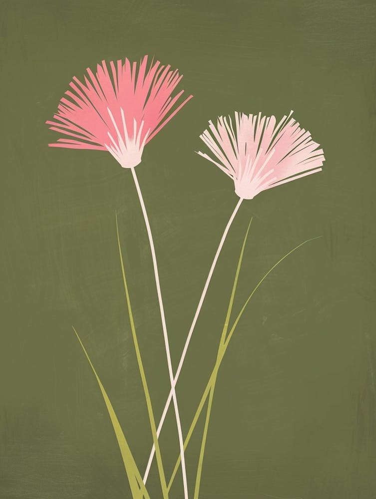 Pink & Green Fountain Grass 2