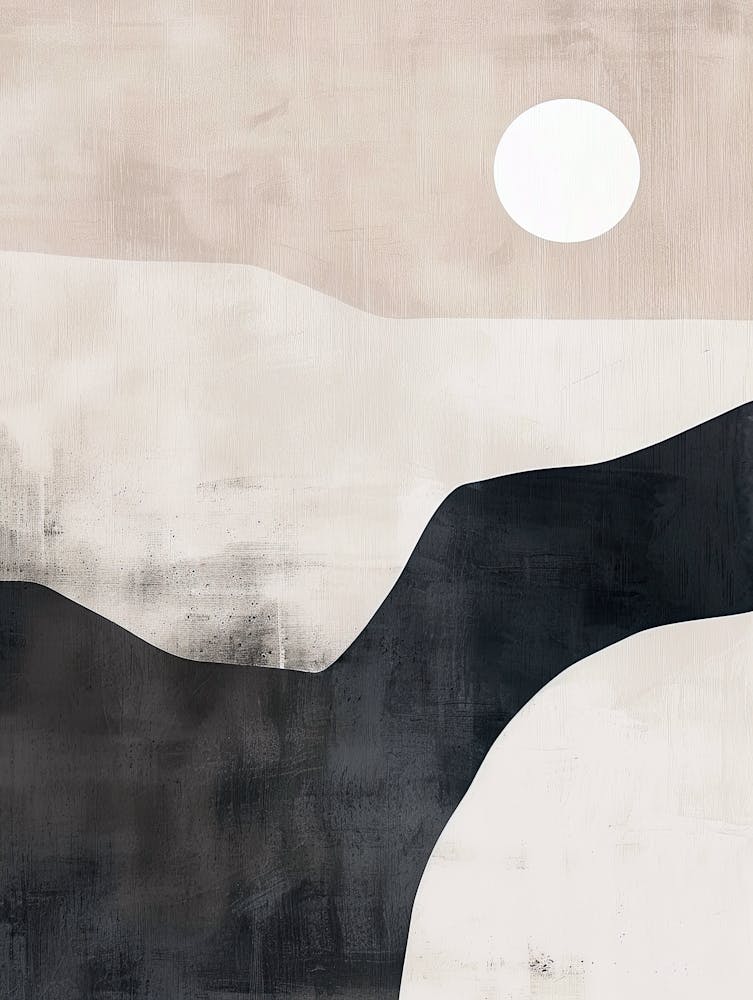 The Silence Of Flow Minimalist Style