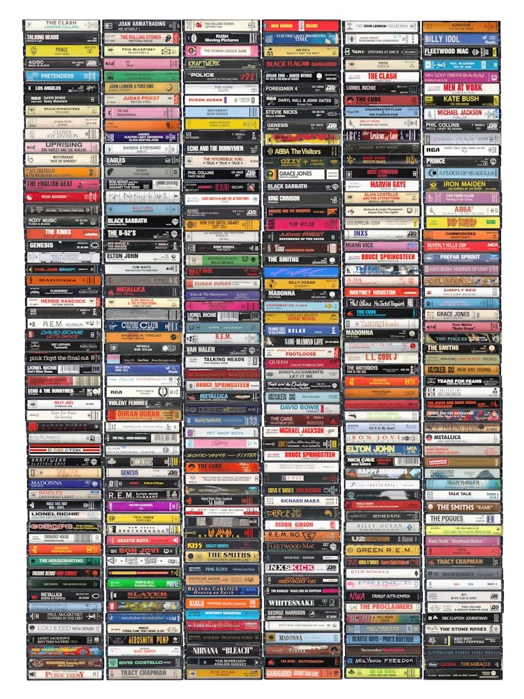 Collection Musicale Ultime Années 80 - Impression Cassette Vintage