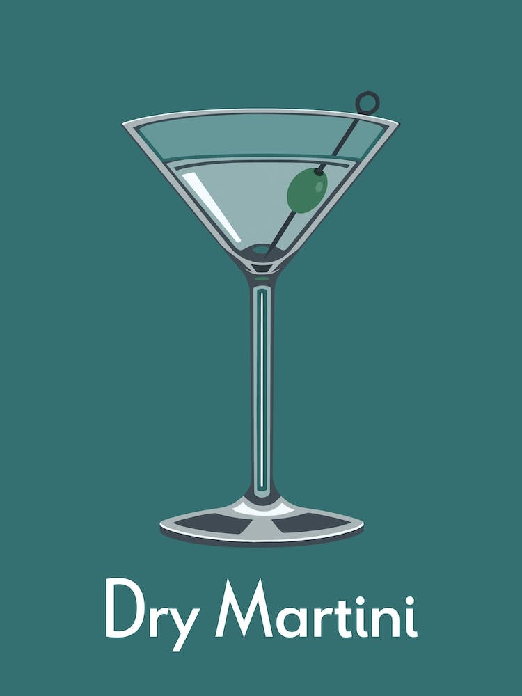 Dry Martini Teal