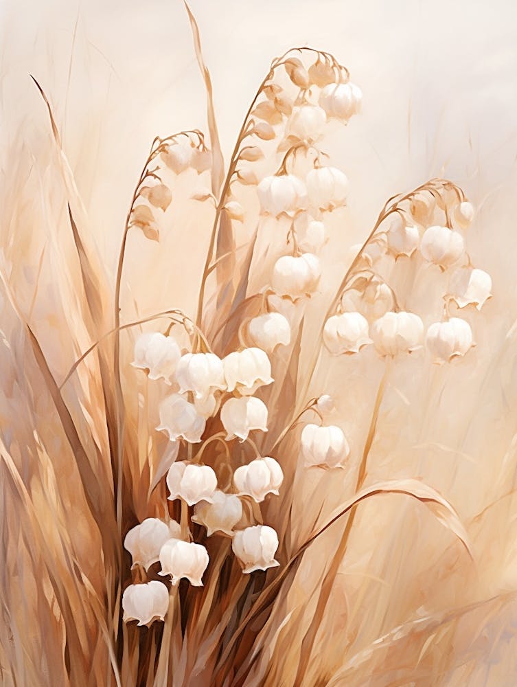 Boho Dried Flowers Lily Of The Valley 2