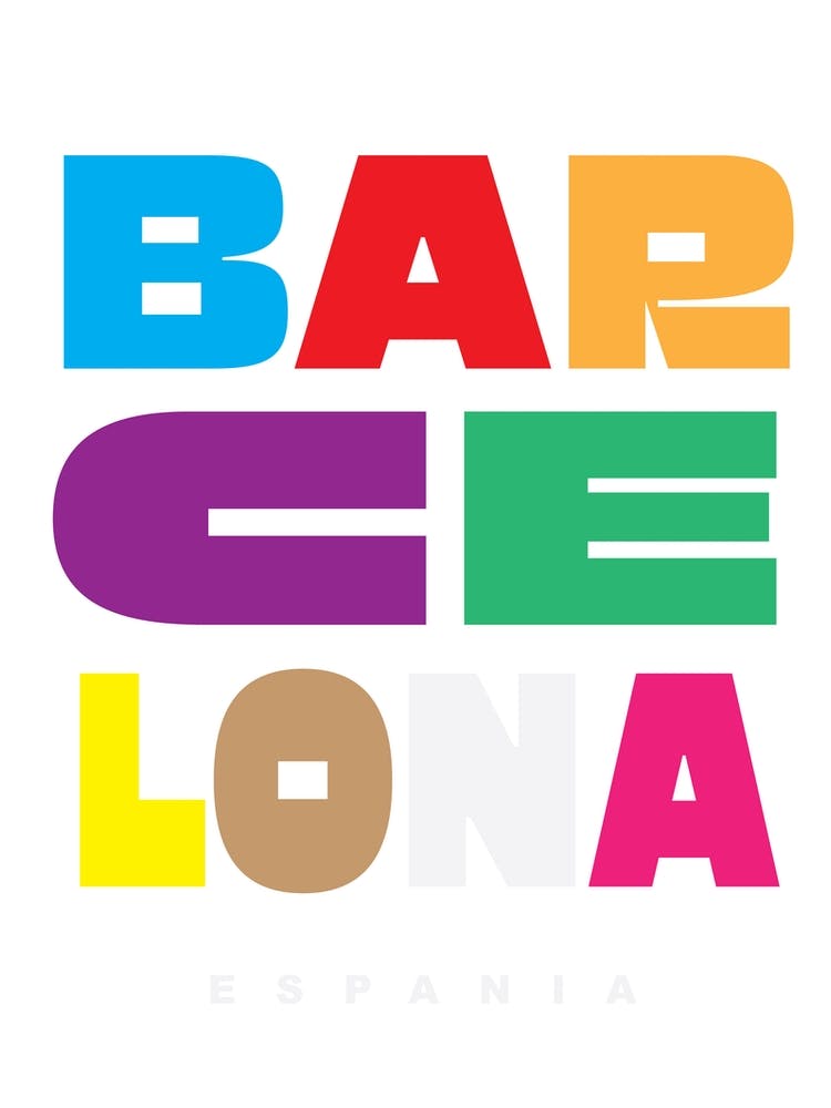 Barcelona Travel poster