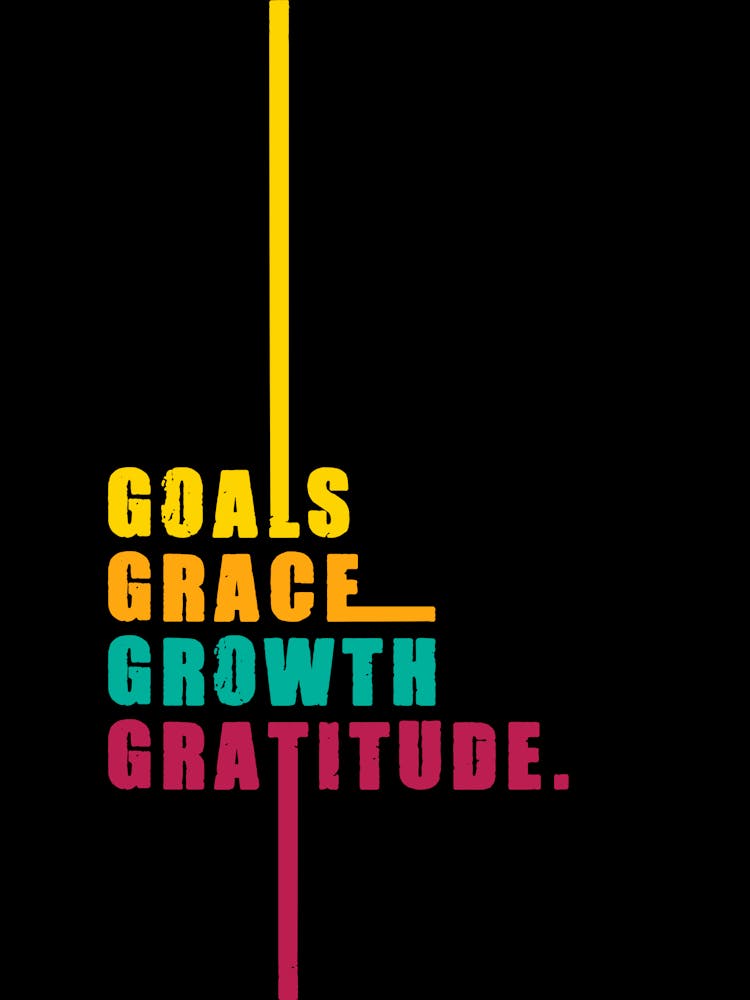 Citations de motivation : Objectifs, Grâce, Croissance, Gratitude – Coloré