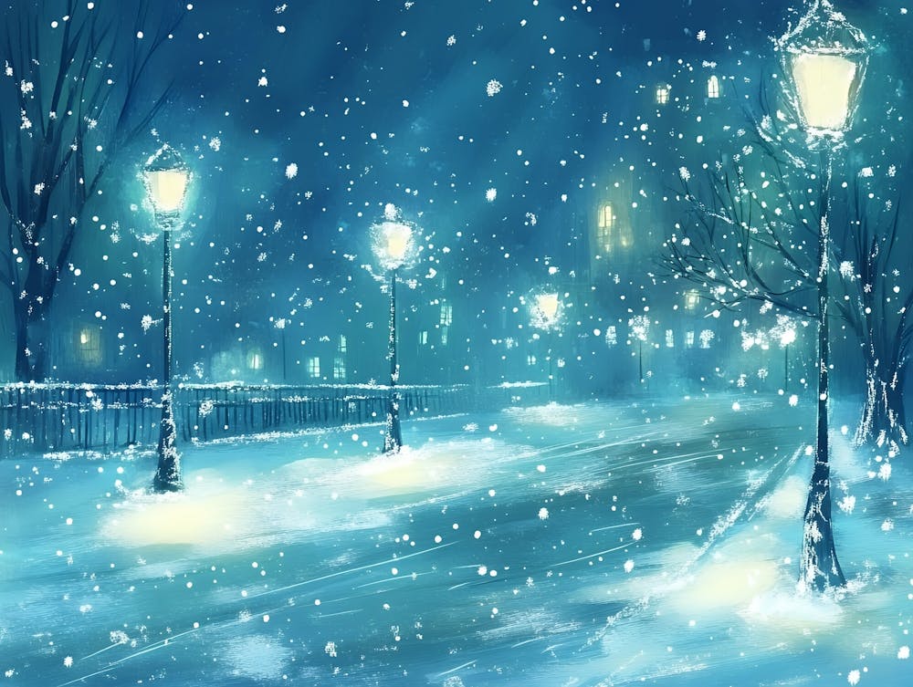 Snowy Street 3