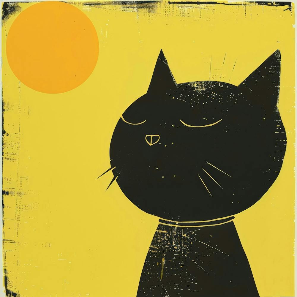 Cat In The Sun 4