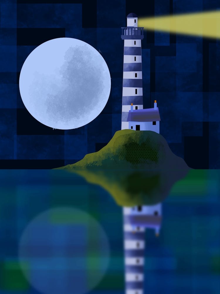 Lighthouse on Island