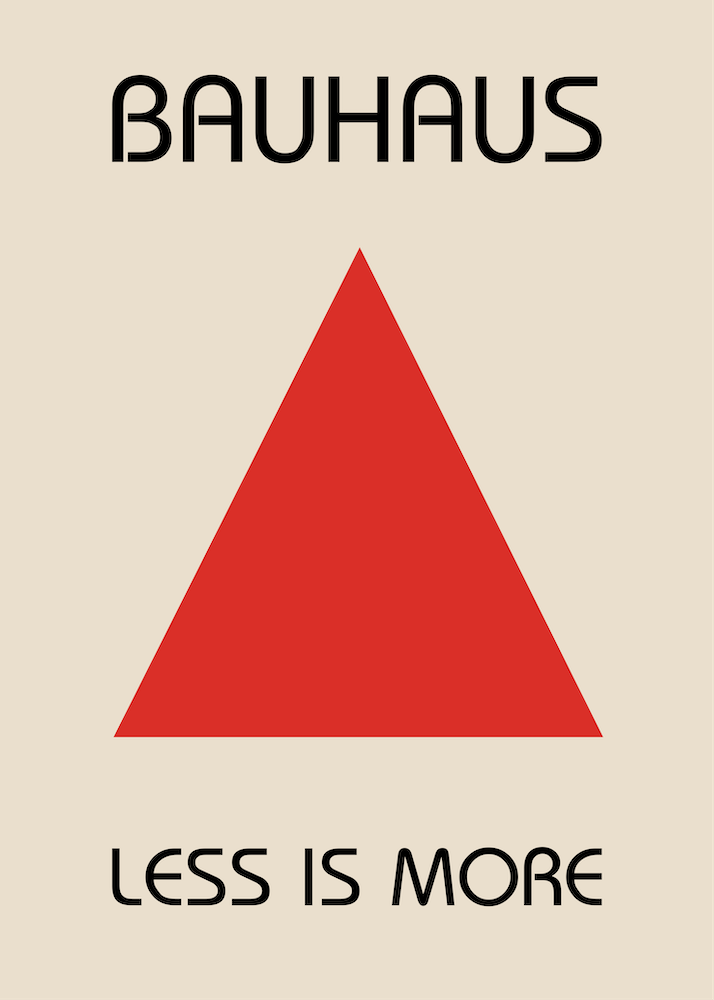 Bauhaus Less Is More