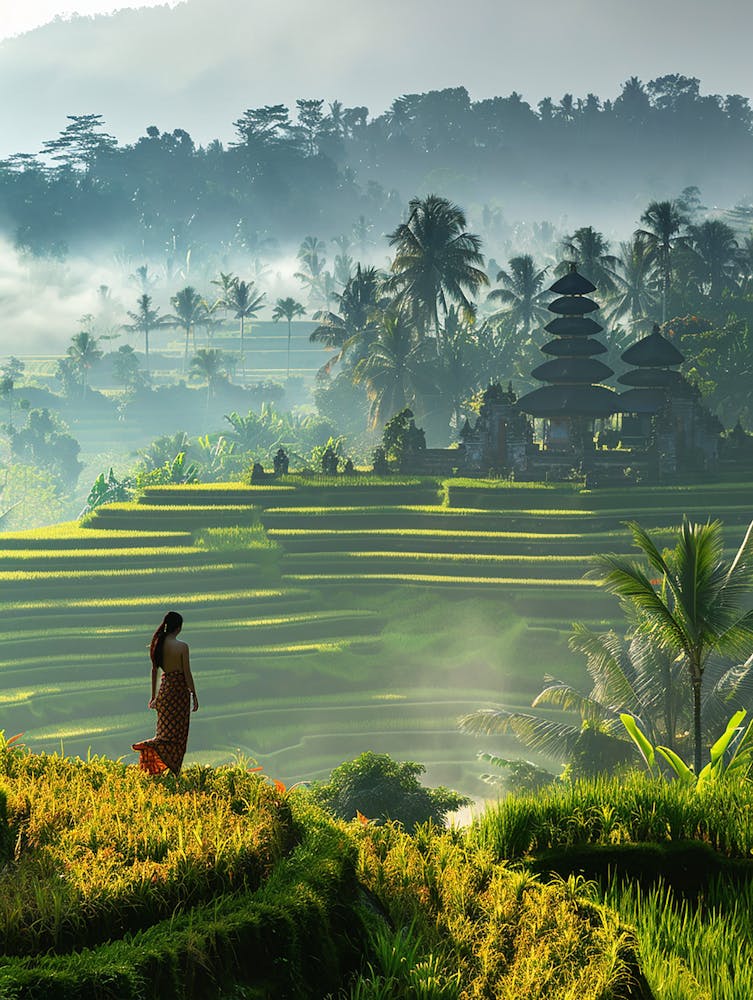 Rice Terraces In Bali