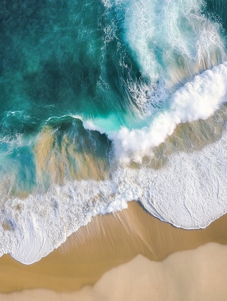 Aerial View Of A Beach 152