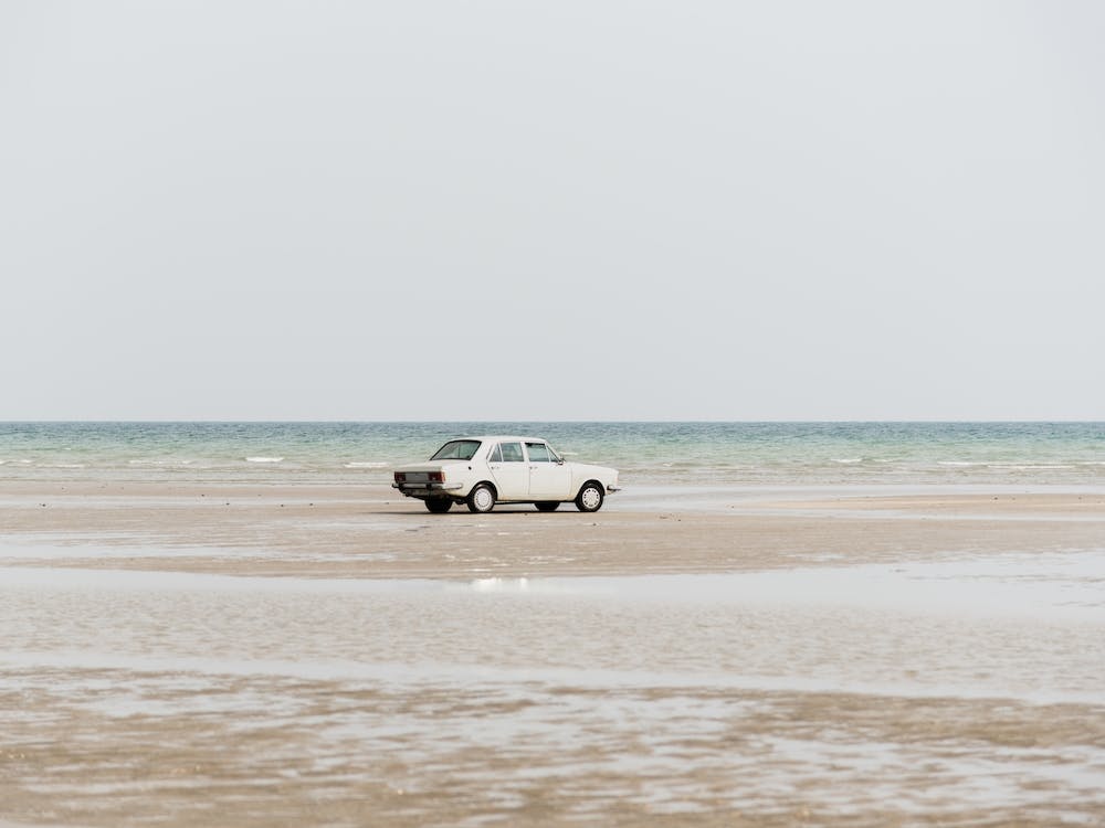 Car On The Beach