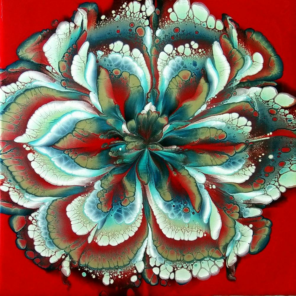Abstract Flower Painting 1