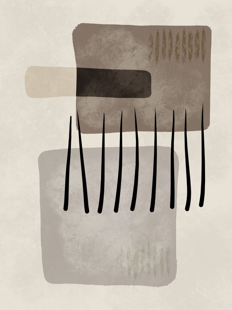 Abstract Painting With Brush Strokes 03