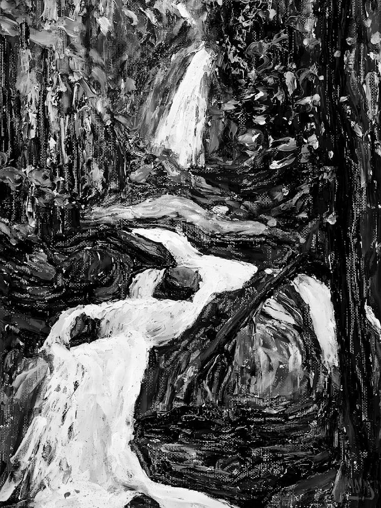 Waterfall In The Woods