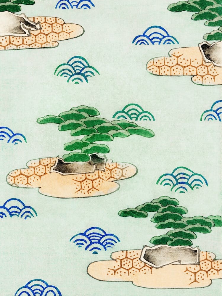 Landscape Illustration, Watanabe Seitei