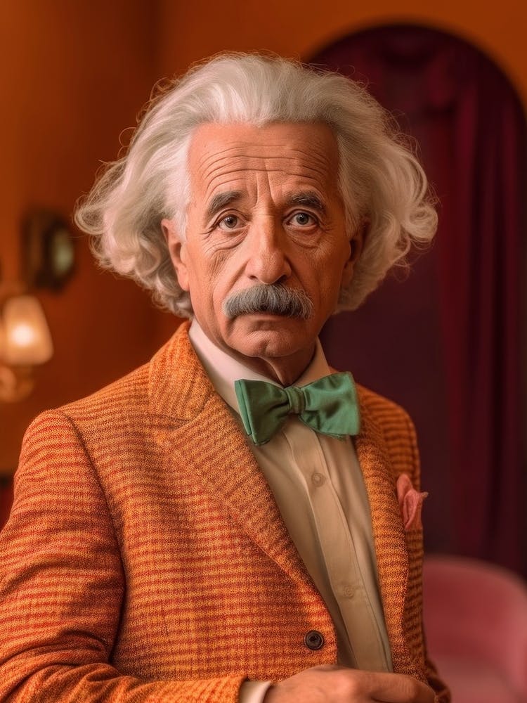Albert Einstein Fashion Art