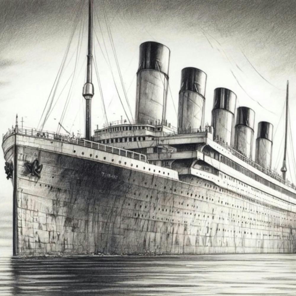 Historical Titanic ship 🛳️