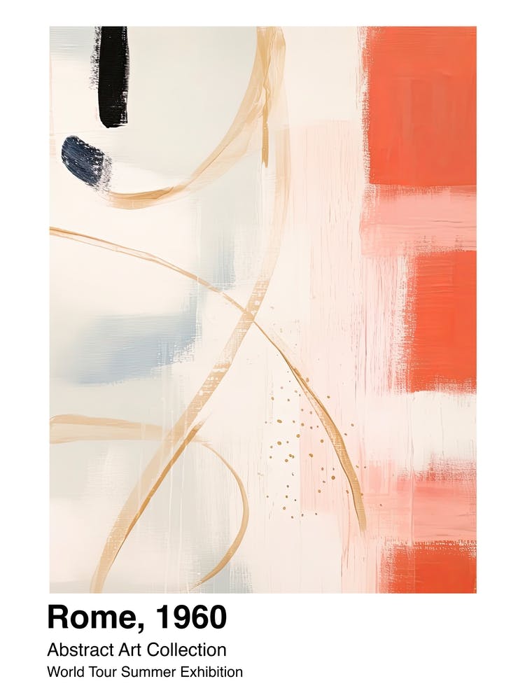 World Tour Exhibition, Abstract Art, Rome, 1960 6