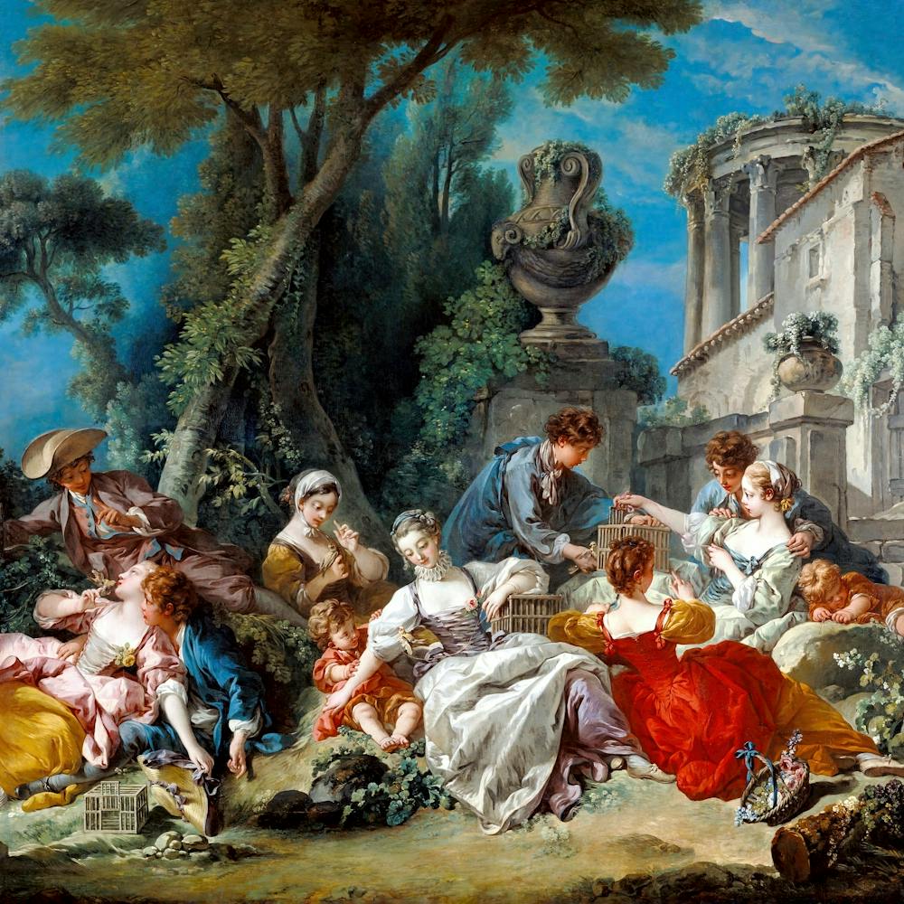 Francois Boucher The Bird Catchers (1748)