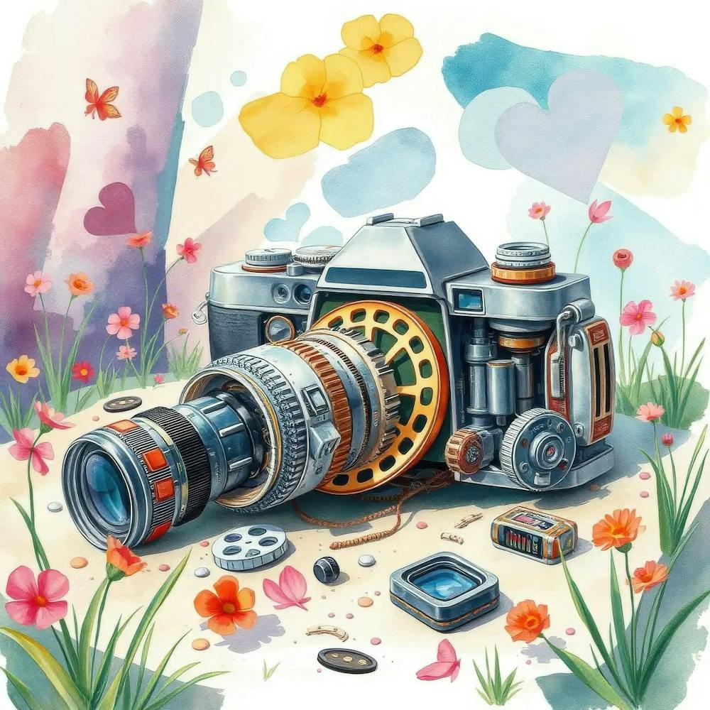 Camera In The Garden