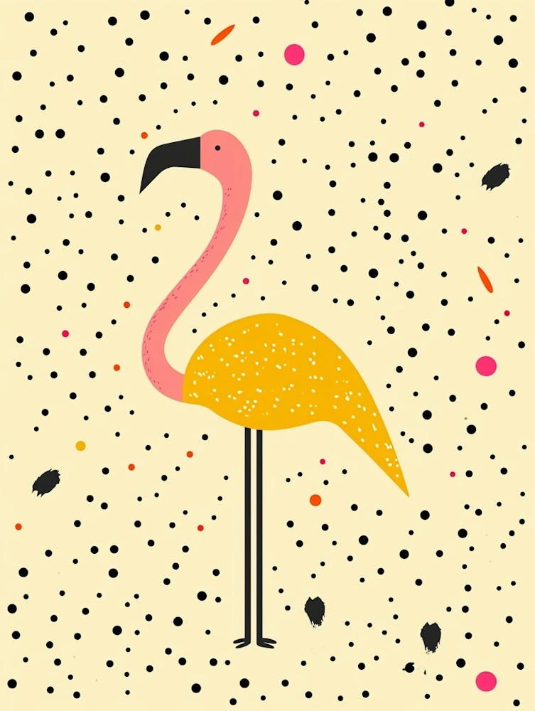 Yellow Flamingo 1