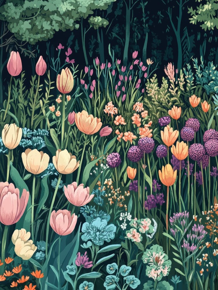 Tulips In The Garden 26