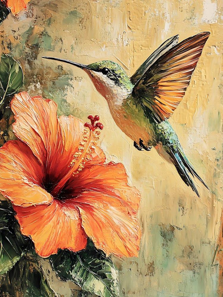 Hummingbird Loves Hibiscus 13