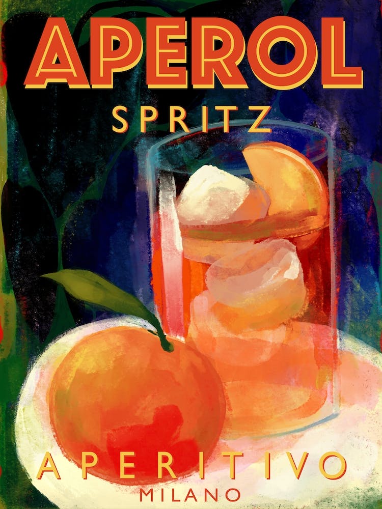 Aperol Spritz Aperitivo Milano Italy Kitchen Dining Room