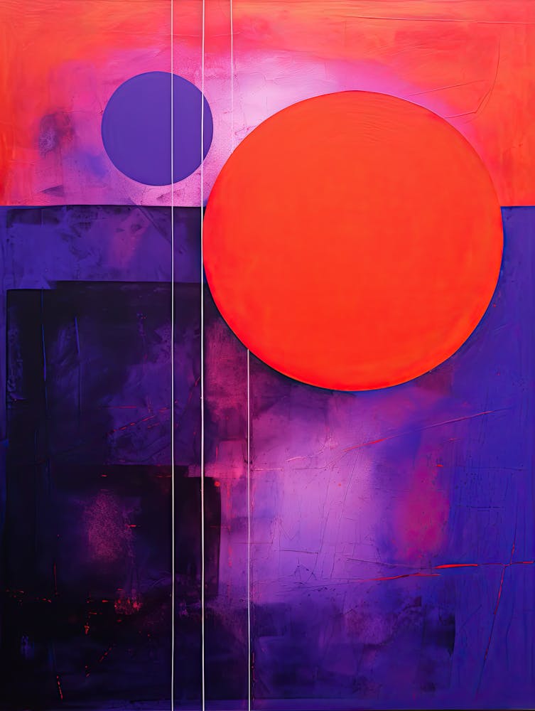 Purple and Red Bauhaus 23 style