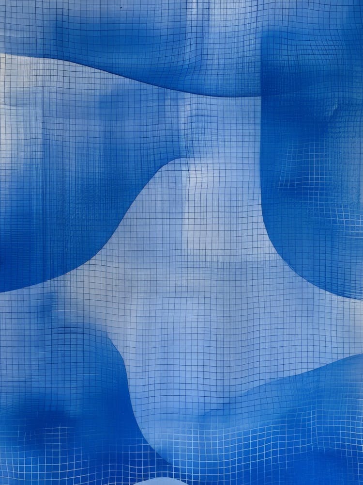 Abstract Blue Painting 4