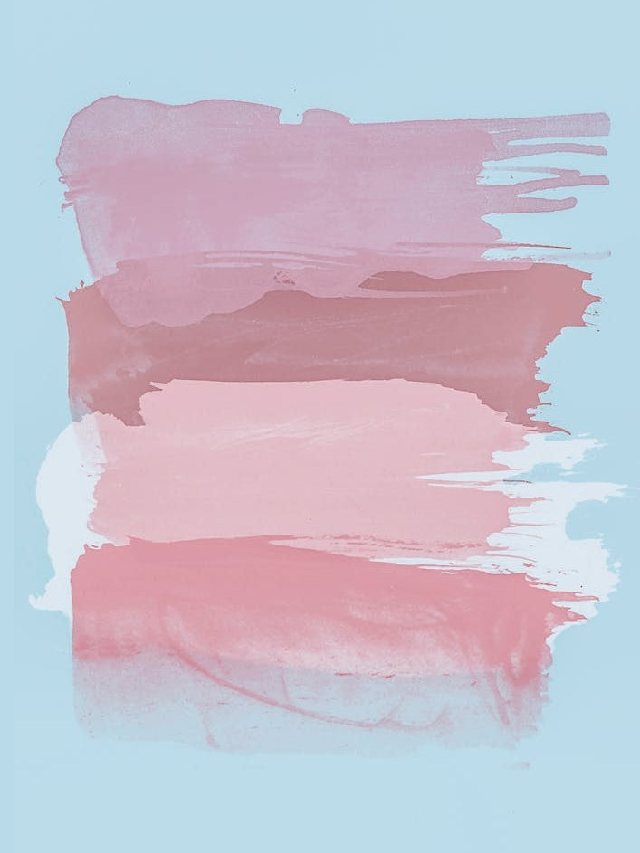 Pink Brush Strokes