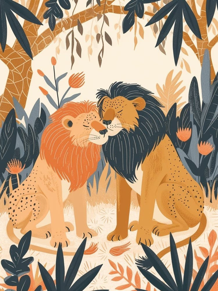 Barbary Lion Rituals Illustration 4