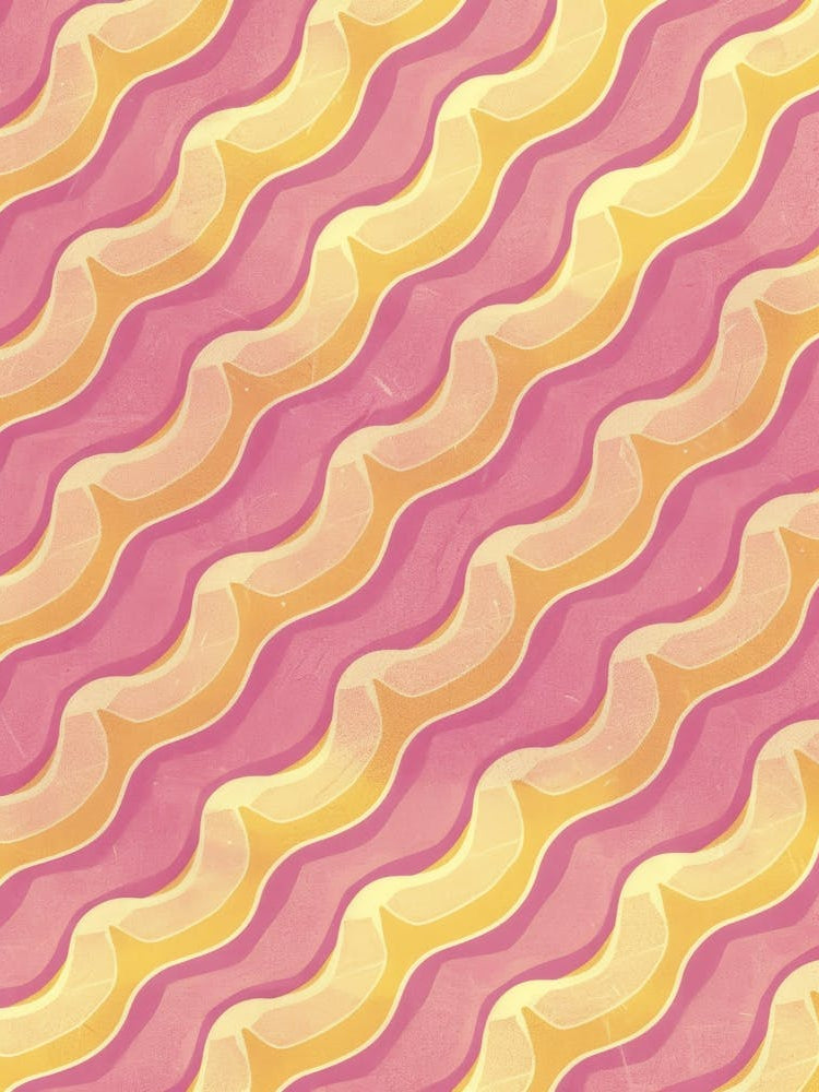 Pink And Yellow Stripes Vector