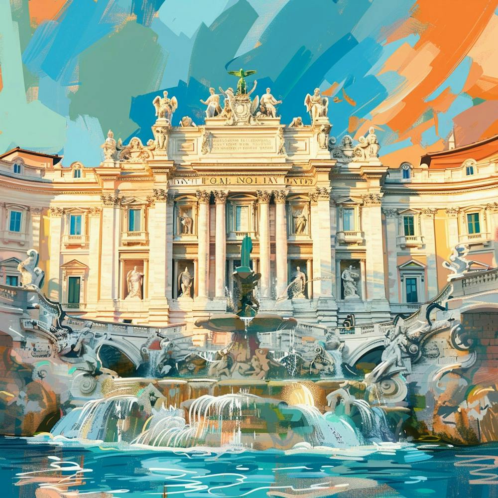 Trevi Fountain Vatican City