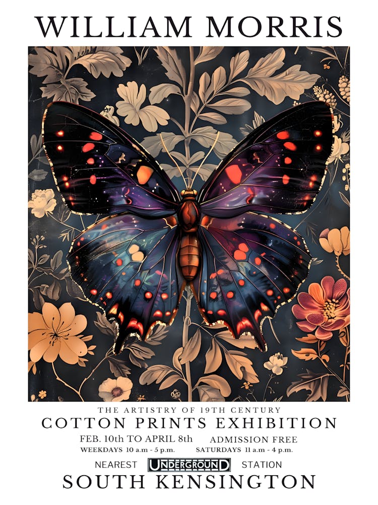 William Morris Cotton Prints Exhibition 81