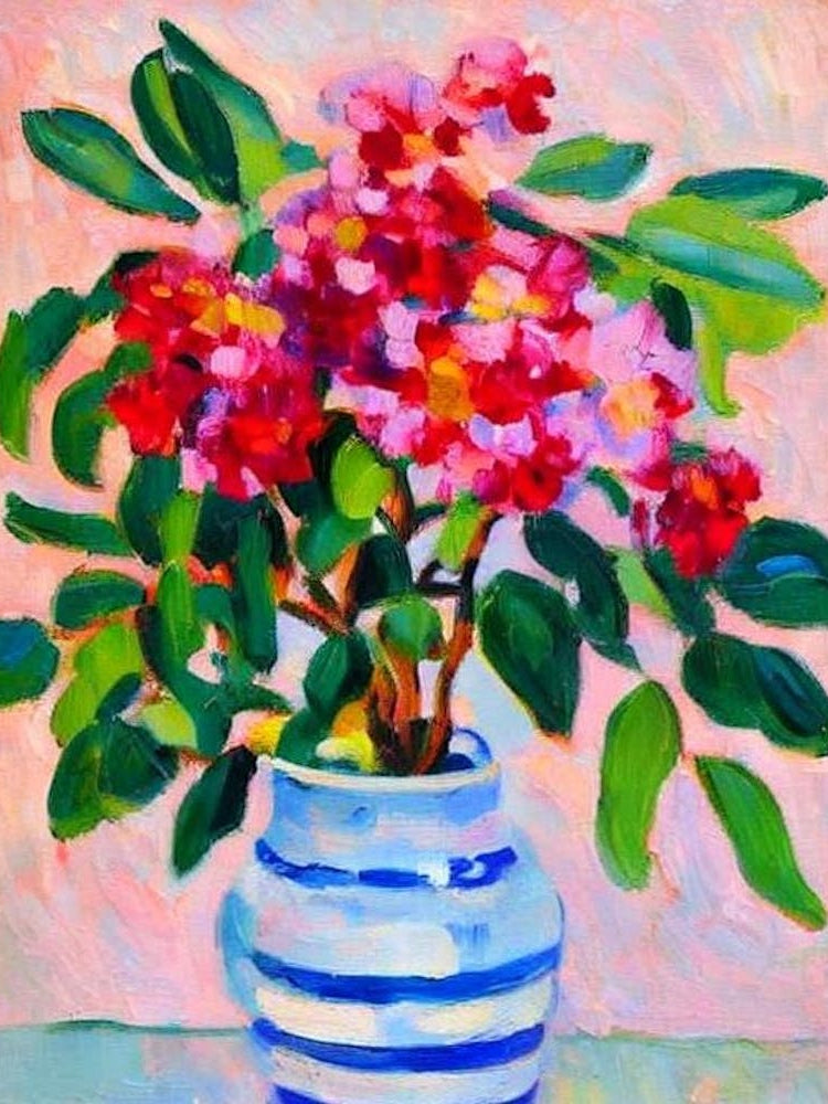 Laurel 2  Matisse Style Flower