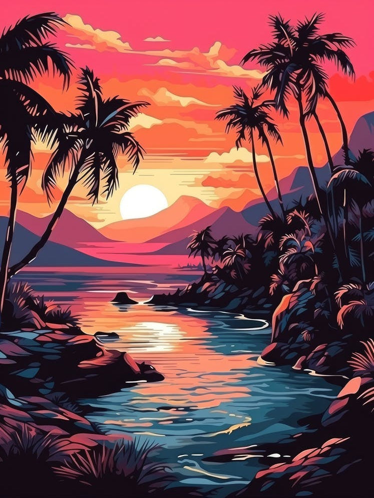 Sunset Painting 1