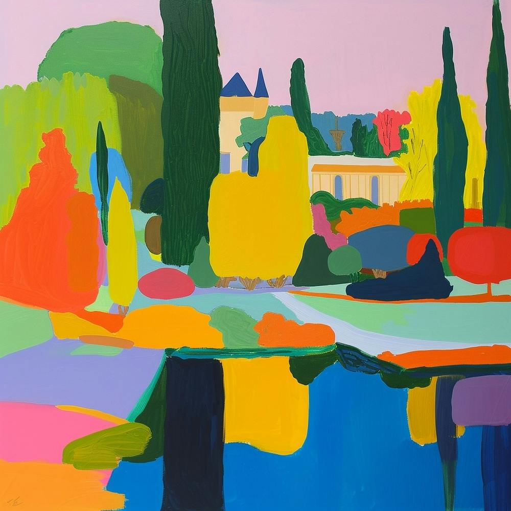 Colourful Gardens Luxembourg Gardens France 1