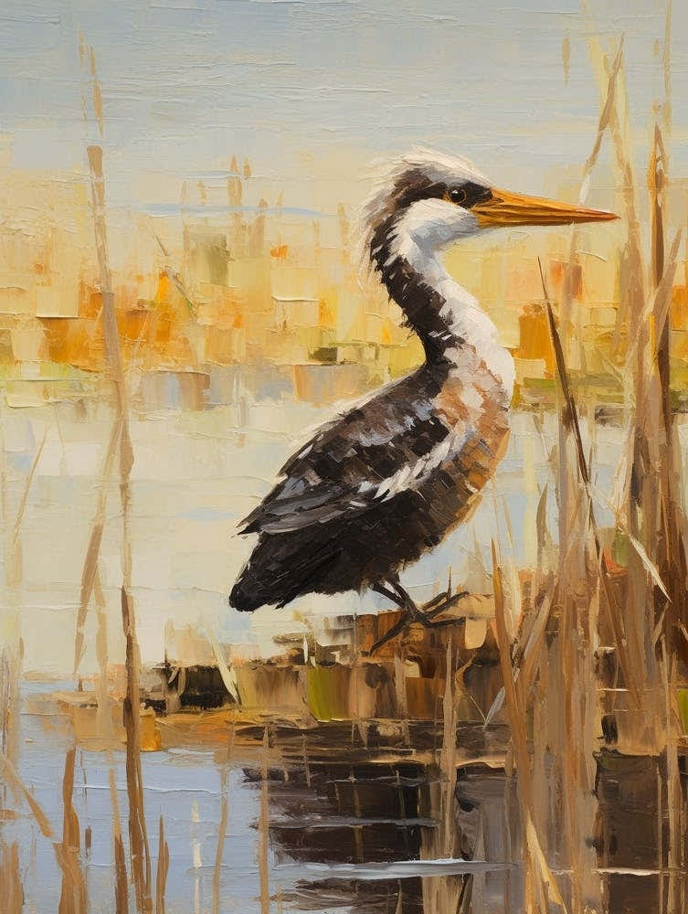 Bird Painting Cormorant 3